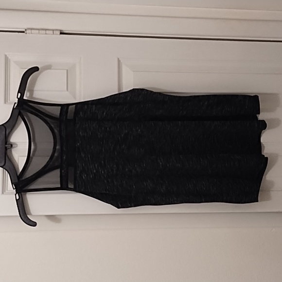 Daisy Fuentes Fit blue/black exercise top - Picture 1 of 4